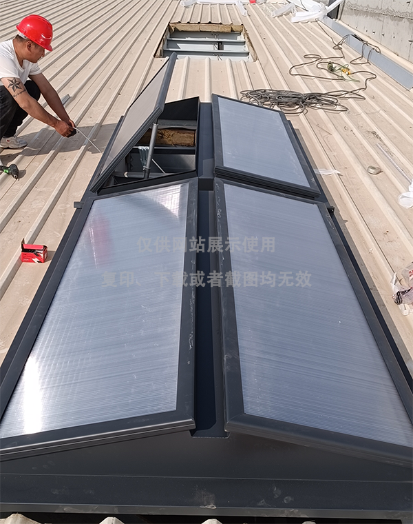 兰州王老吉生产车间特克斯排烟天窗