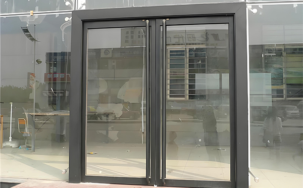 特克斯玻璃地弹门